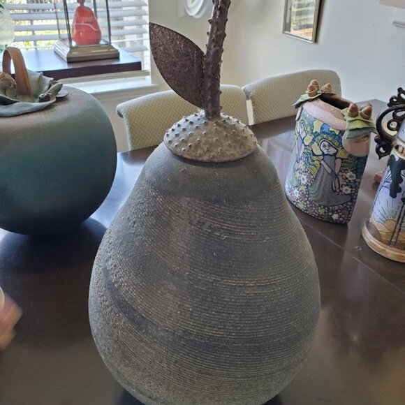 Pear Sculpture by Local Artist at Great Gulf Coast Arts Festival - Picture 1 of 3